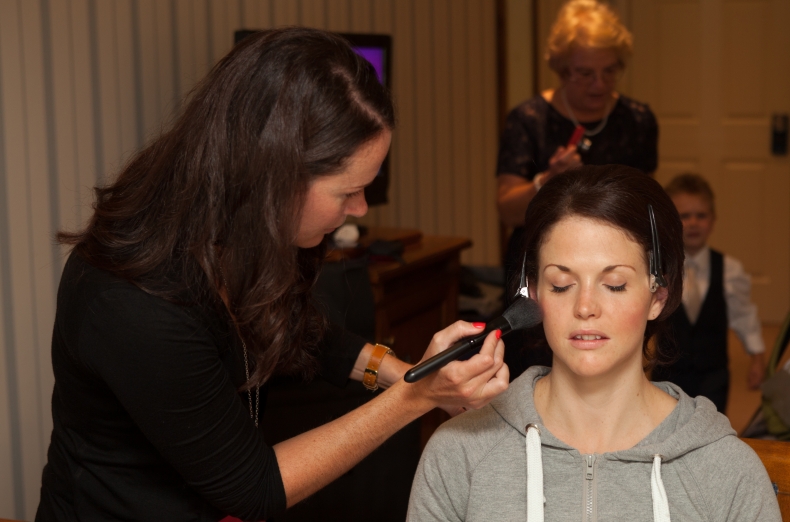 Classic and Elegant Bridal Hair and Make up at The Lakeside Hotel, Windermere